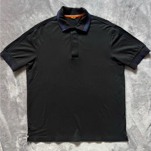 PXG Mens Polo Black Parsons Extreme Golf Performance Stretch Shirt Size‎ L